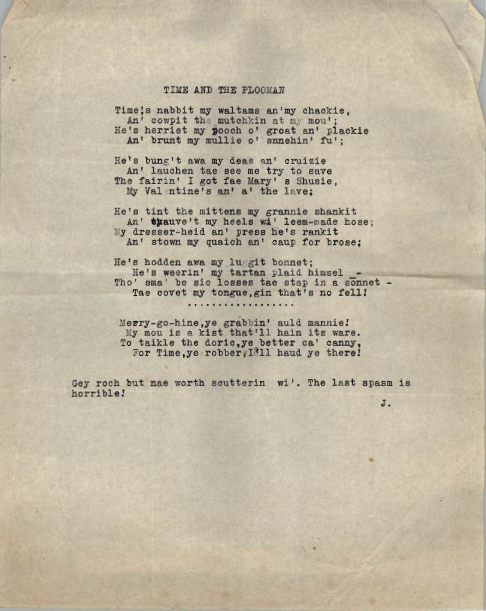 Verse written in Doric